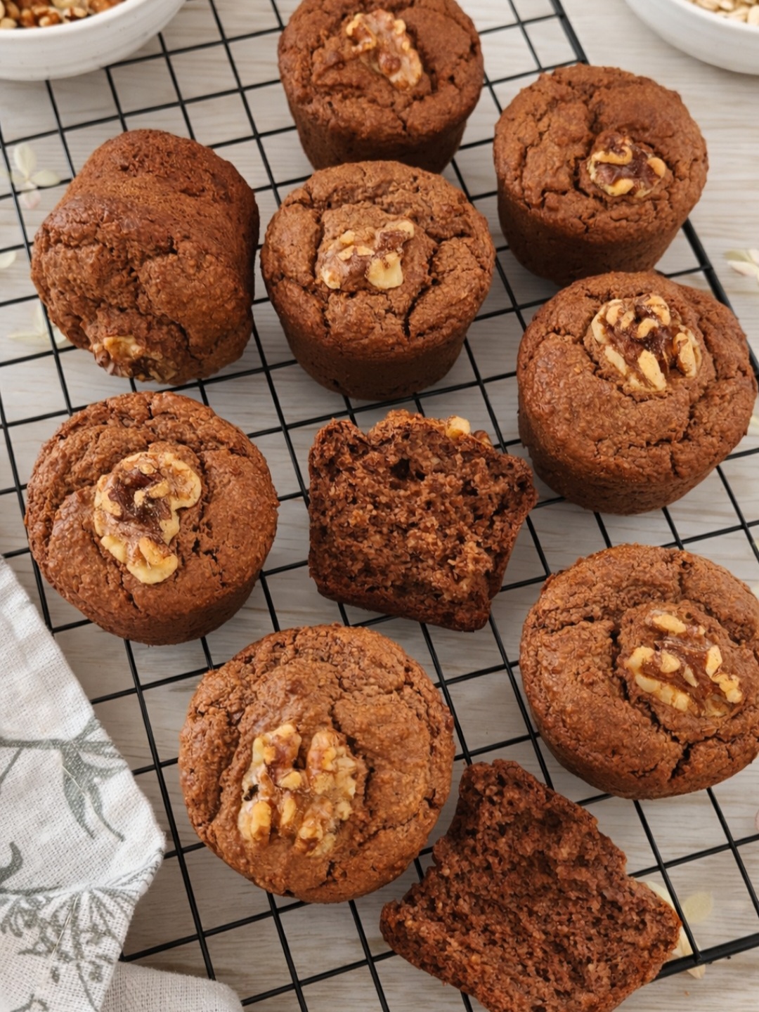 High-Protein Chocolate Peanut Butter Muffins (Healthy & Easy)