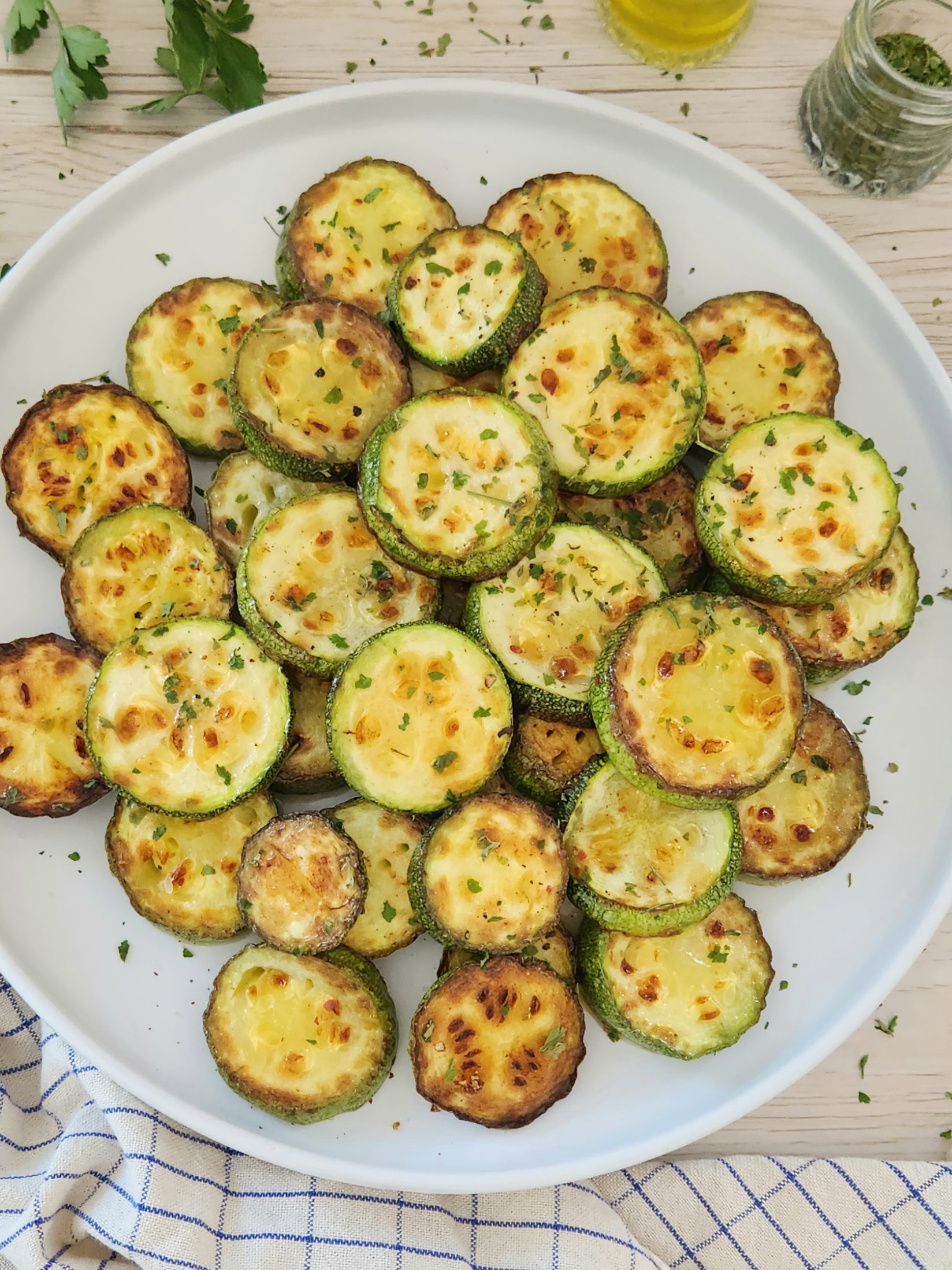 Easy Garlic Pan-Fried Zucchini (Healthy, No Breading)