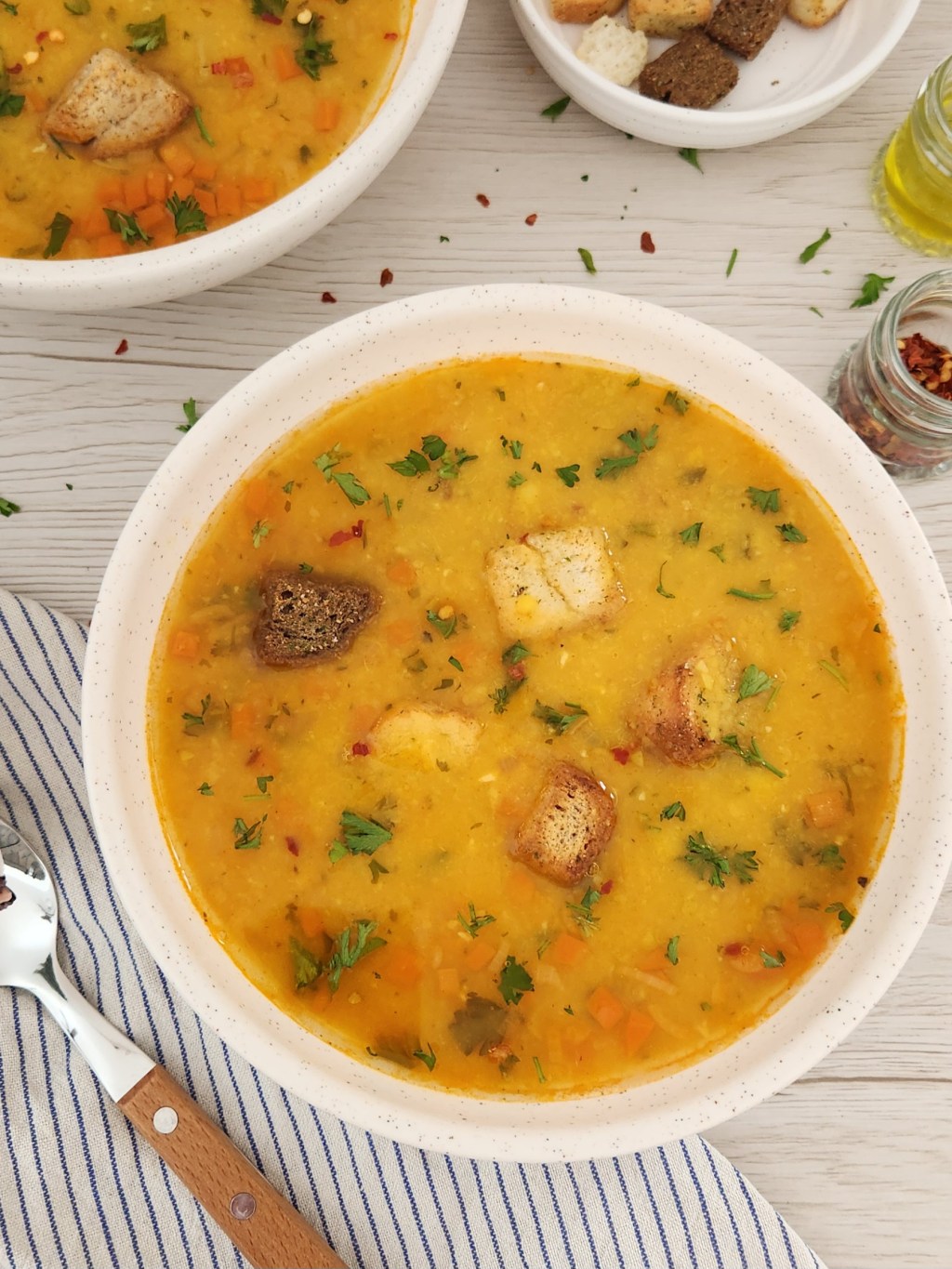Creamy Yellow Split Pea Soup (Easy High-Protein&nbsp;Recipe)