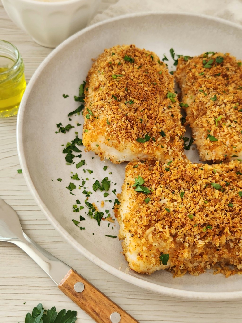 Crispy Baked Cod with Parmesan (High-Protein &&nbsp;Healthy)