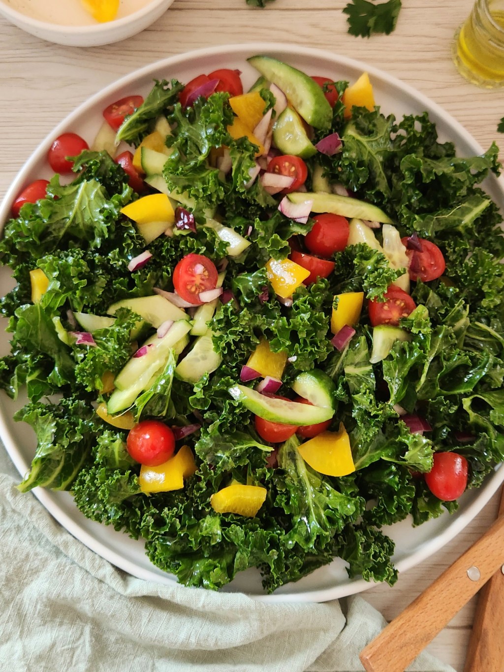 Kale Cucumber Salad (Healthy & Easy&nbsp;Recipe)