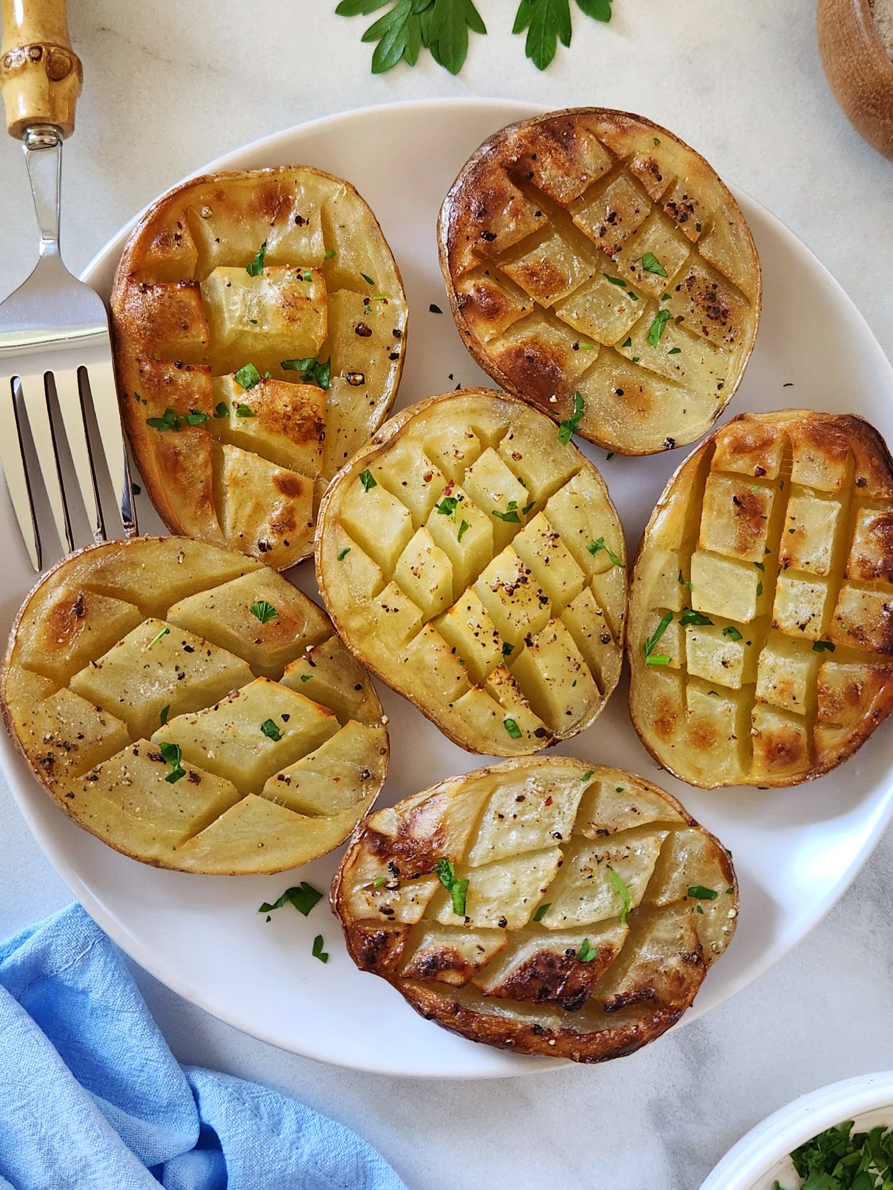 Oven Baked Potatoes – Easy Crispy Potato Recipe